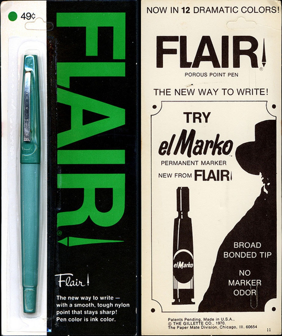 lancement-papermate-flair-1966
